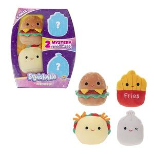 New 2” Squishville by Squishmallows Scrumptious Squad Box Set